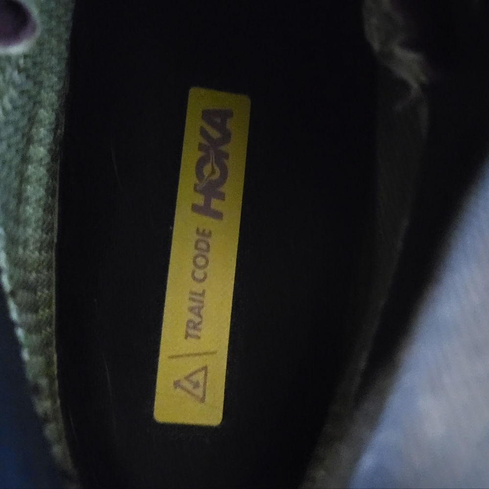 Hoka One One Trail Code GTX Wmns Size 11 B Hiking Shoes Purple Amethyst Goretex - Picture 11 of 11